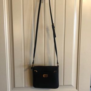 Ralph Lauren black bag w/gold accents 8x8”
